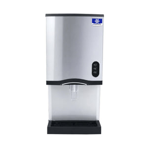 Manitowoc 16 1/4" NEO Air Cooled Countertop Nugget Ice Maker & Dispenser - 10 lb. Bin with Lever Dispensing - 115V - CNF0201A-L