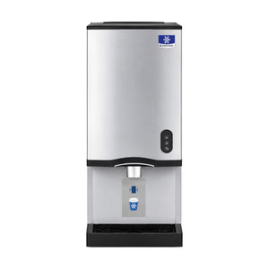 Manitowoc 16 1/4" NEO Air Cooled Countertop Nugget Ice Maker & Water Dispenser - 20 lb. Bin with Sensor Dispensing - 120V - CNF0202A