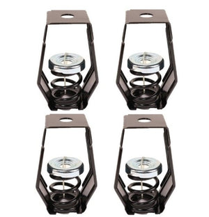 451658 — Spring Isolator, Sh-1-625, Black, Set of 4