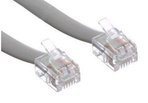 387673 — Phone Cable, Quiktron, 150ft, 6C SS RJ12 STR BLUNT GH
