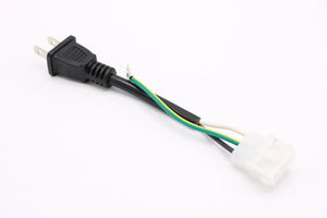 382861 — Adapter, Female Amp To 2 Blade Plug