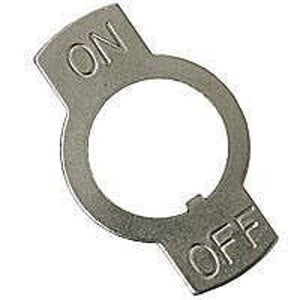 01HW-2450 — ON/OFF Legend Plate (for Toggle Switch)