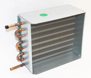 01WC-1212 — Hot Water Coil, 1 Row, 12 Fins/Inch, For Model TH520, FVI CS 7 Discharge mtd, RH/LH