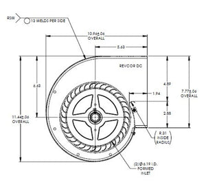 916908 — Scroll Assembly, BCF107, 207
