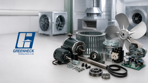 Greenheck Replacement Parts: Fan Motors, Wheels, Blowers, Belts, Bearings & Controls