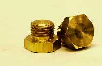 Daikin Applied 072401101 Fitting Plug 9/16-18 UNF-2A Male Brass
