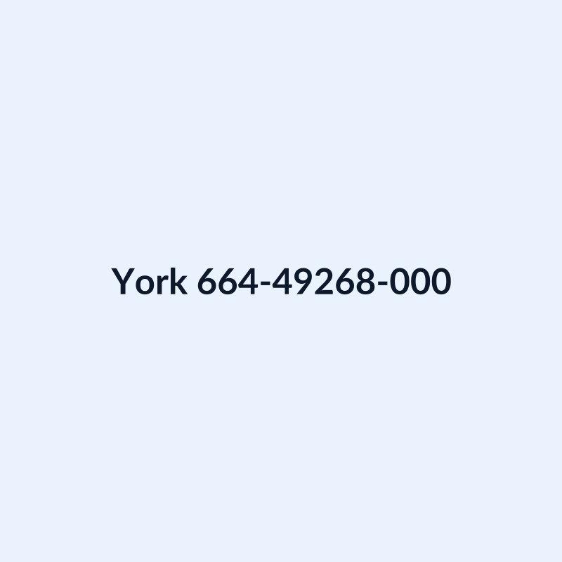 York 664-49268-000 Plate, Valve Suction