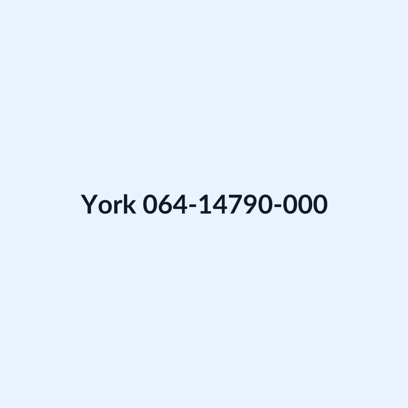 York 064-14790-000 Valve, Plunger