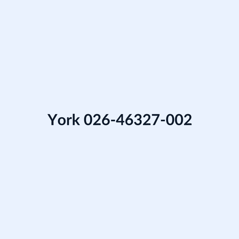 York 026-46327-002 Pump, Oil