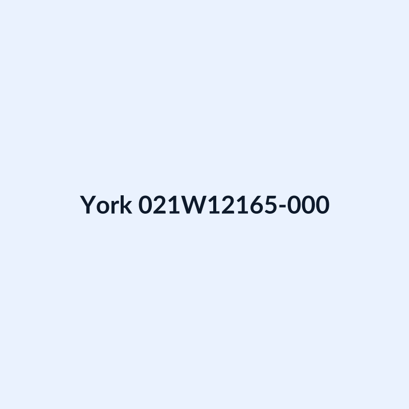 York 021W12165-000 Cap Screw, (12 Point, 1/2)