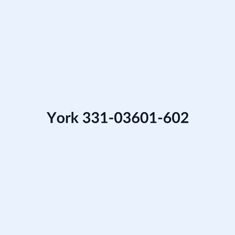 York 331-03601-602 Software (YK/YZ) Kit