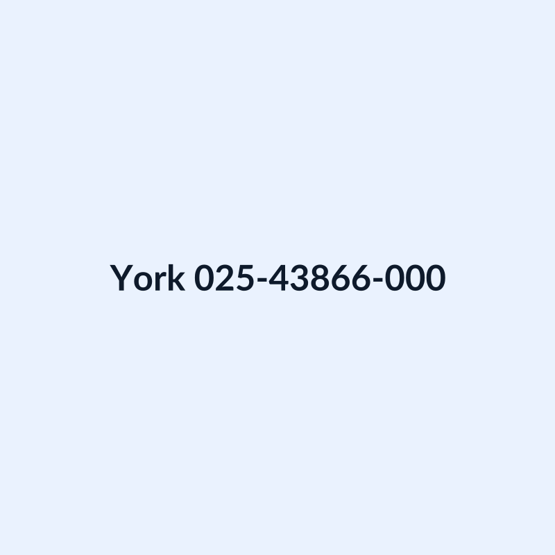 York 025-43866-000 Fan Cooling for MBC