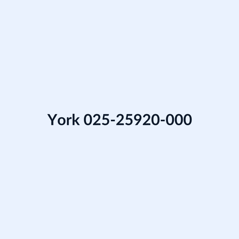 York 025-25920-000 Terminal, Insulated Push on