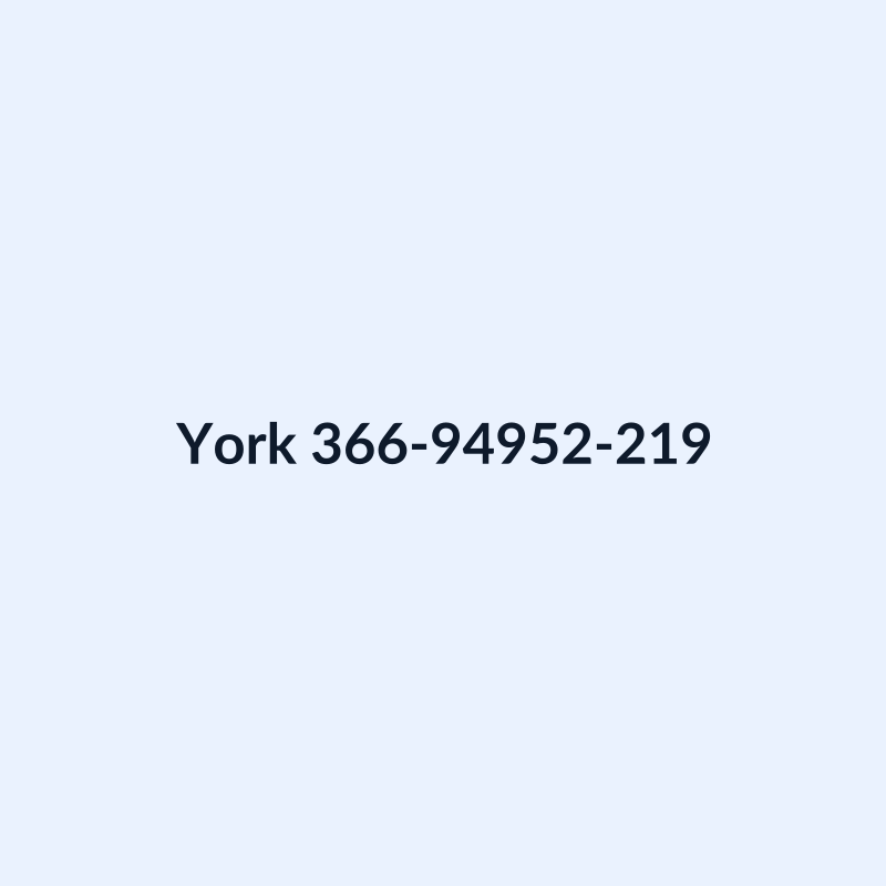 York 366-94952-219 YK G & Later PM Kit