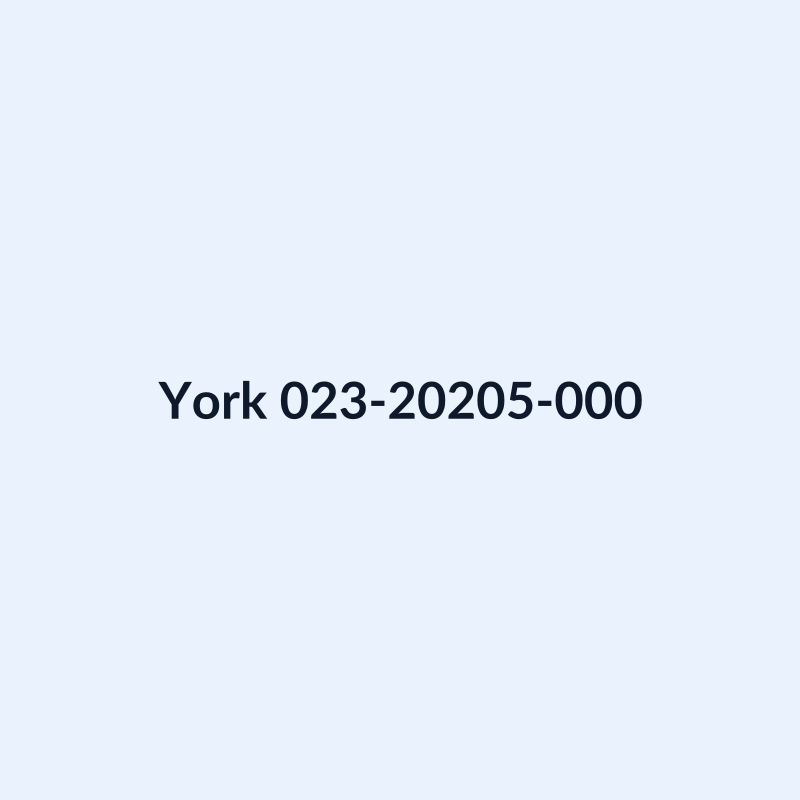 York 023-20205-000 Fitting, Hose, Straight