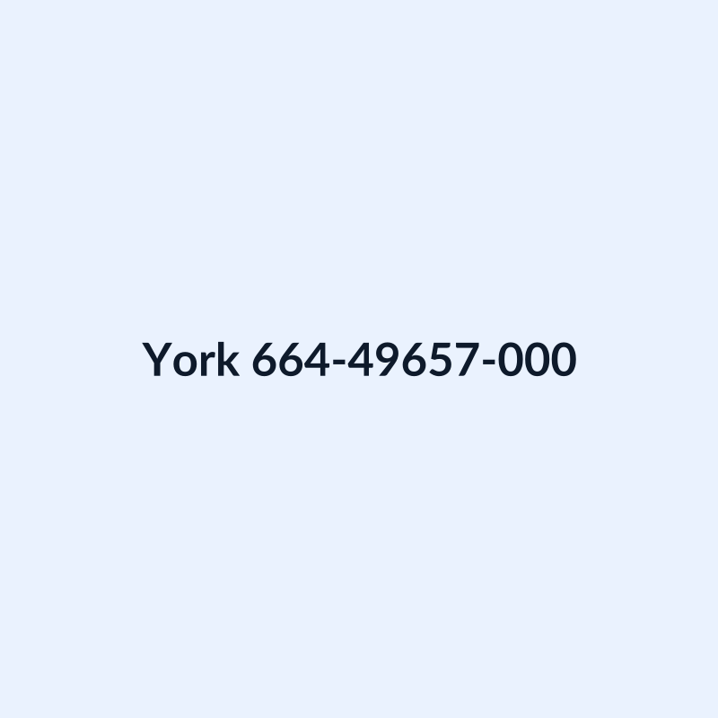 York 664-49657-000 Plate Valve