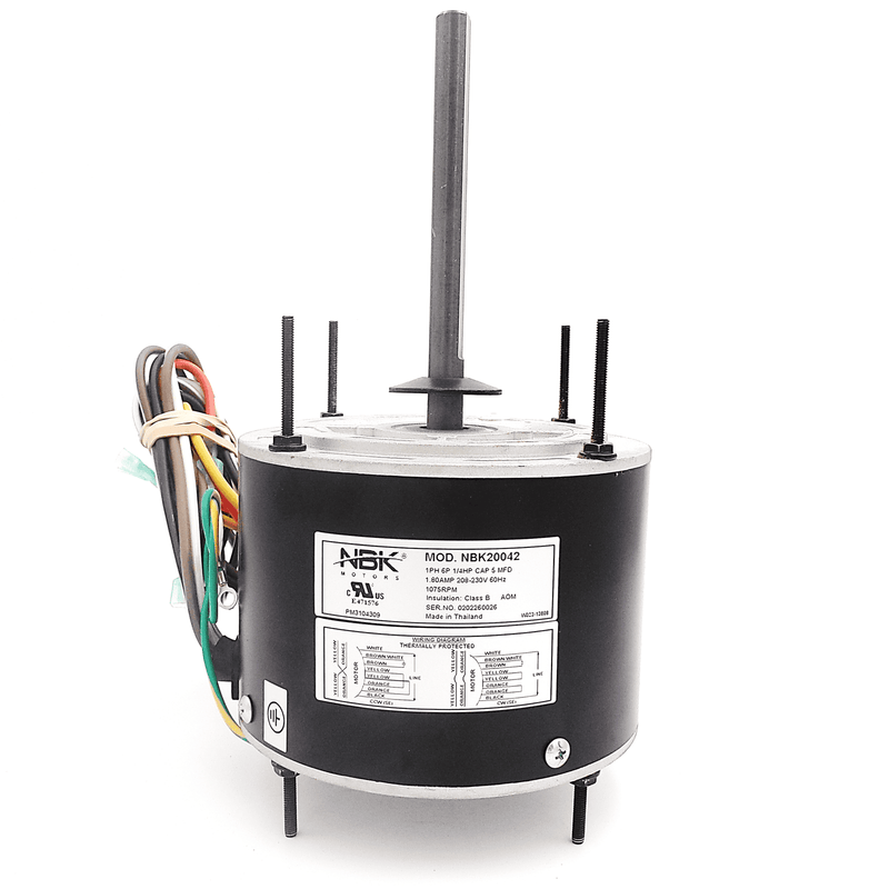 Rheem W51-14CJA1-01 Condensor Motor 1/4 Hp, 208-230V — Replacement