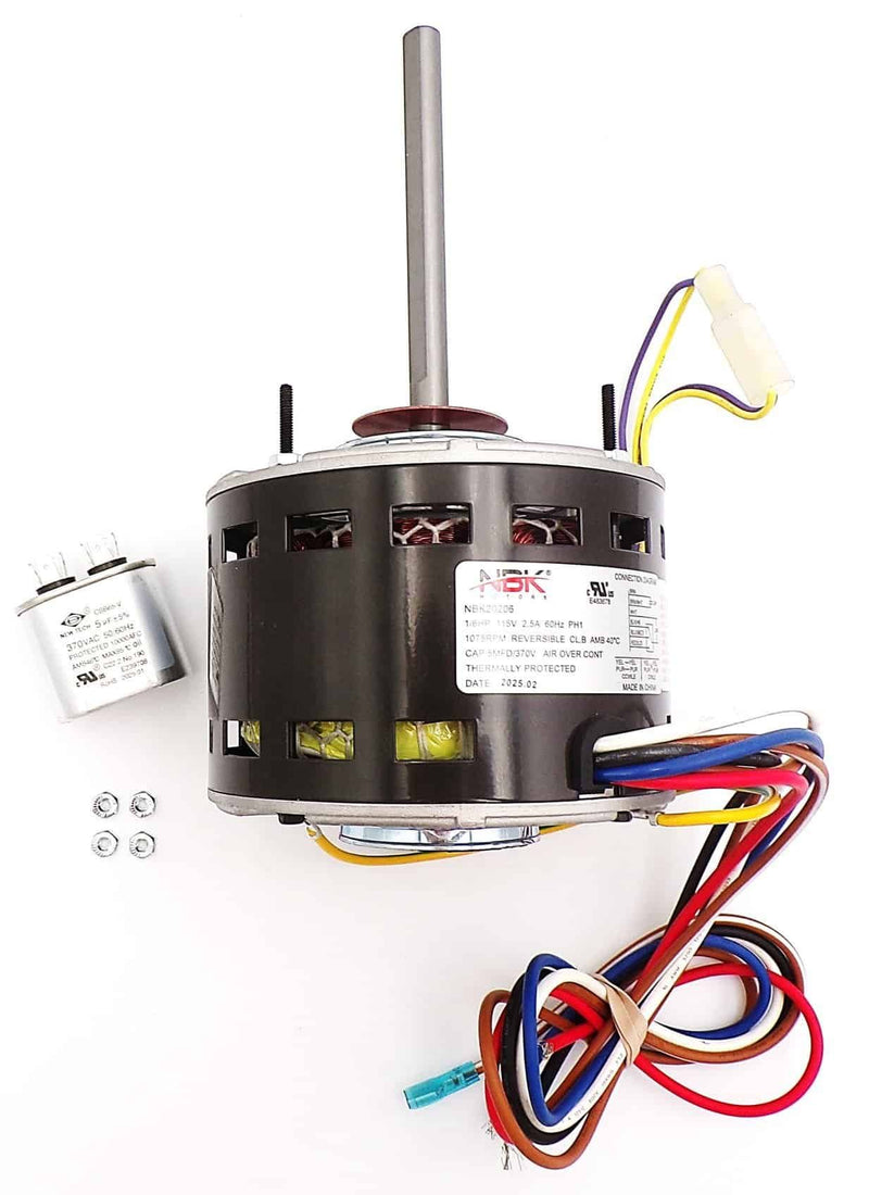 Rheem 512301431 Direct Drive Blower Motor 1/6 Hp — Replacement