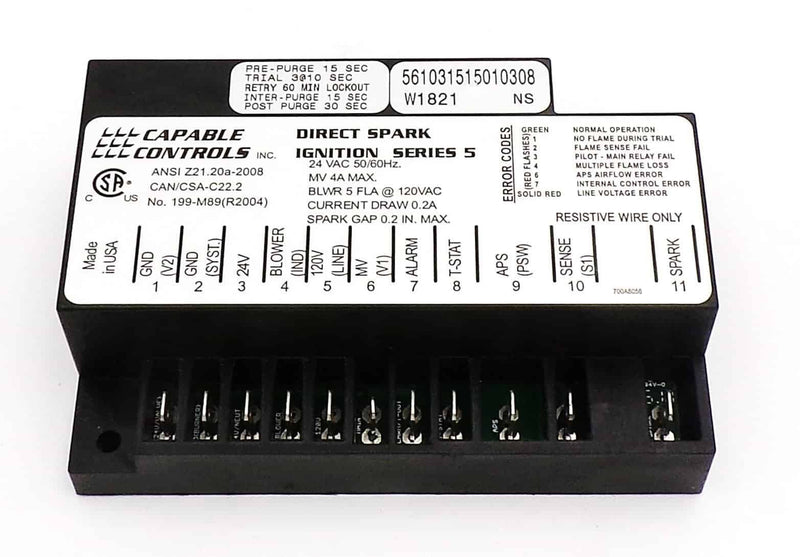 Carrier HM56SERIES308 Ignition Control - Heatco — Replacement