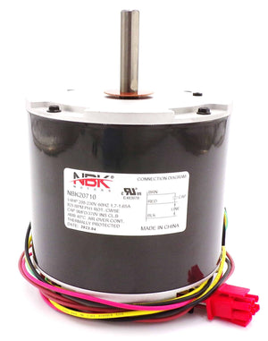 York 5KCP39LFBE31S Condenser Motor 208/230V 1/4 Hp, 850 Rpm, Cwle — Replacement