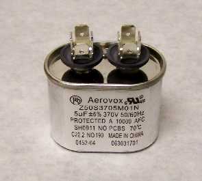 Daikin Applied 669241601 Oval Run Capacitor 5 MFD 370V