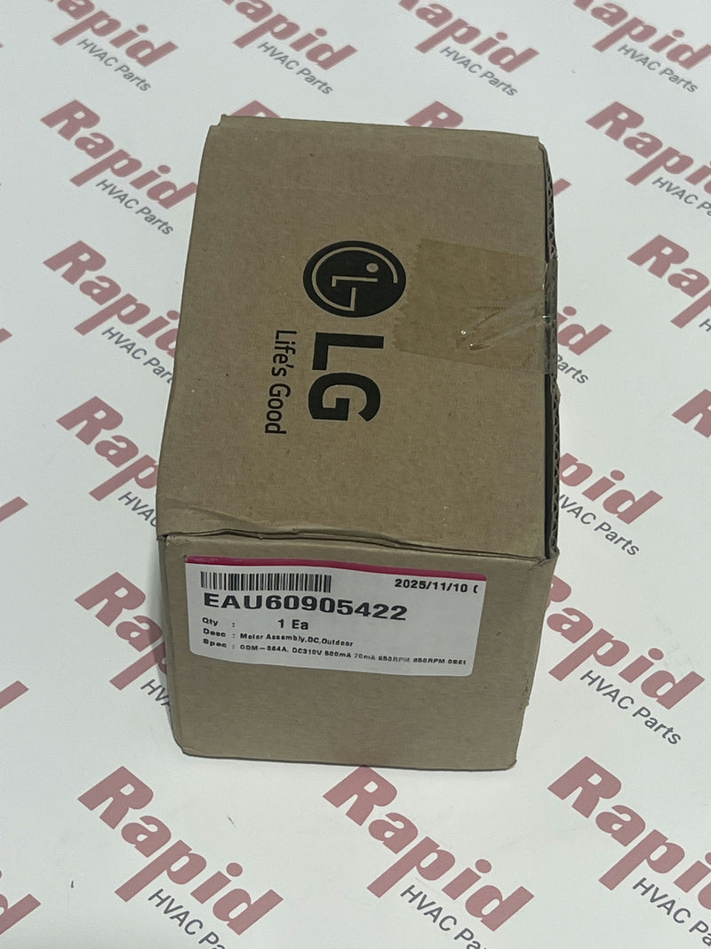 LG EAU60905422 DC Fan Motor, Outdoor – Multi V and mini split system