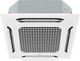 LG KSSCA301A 30,000 BTU 4-Way Ceiling Cassette Single-Zone Heat Pump System, R32, 25.0 SEER2 (KNSCB301A + KUSXA301A)