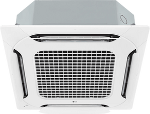 LG KSSCA241A 24,000 BTU 4-Way Ceiling Cassette Single-Zone Heat Pump System, R32, 22.0 SEER2 (KNSCB241A + KUSXA241A)