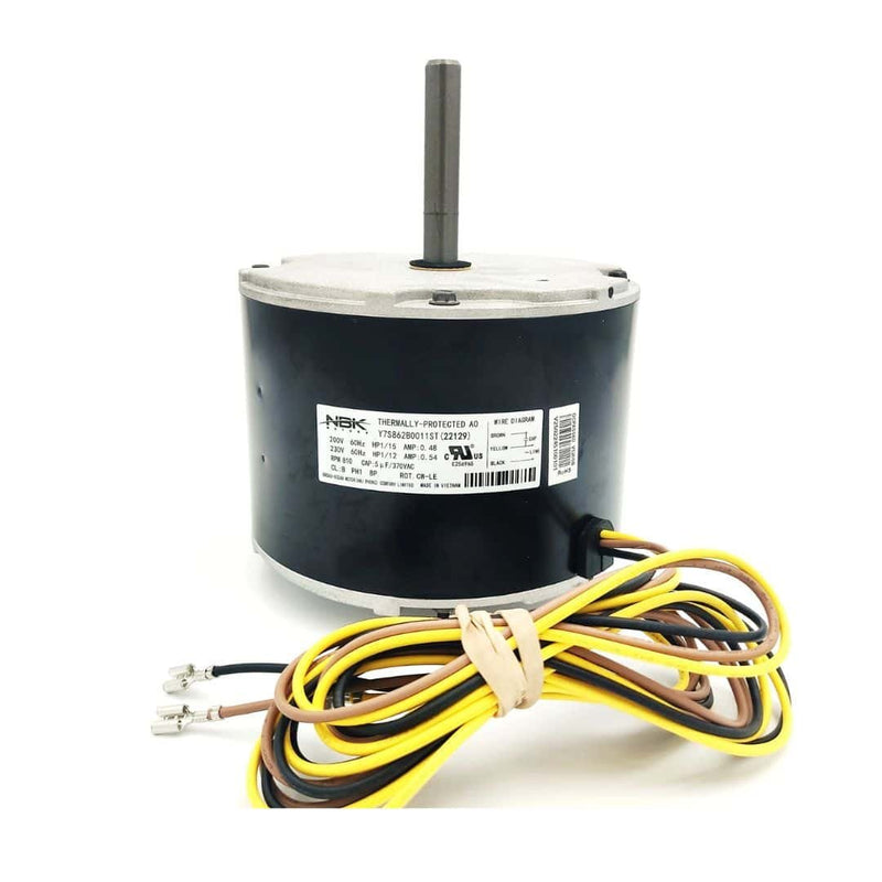Carrier HB32GR229 Condenser Motor 208/230V, 1/12 Hp, 800 Rpm — Replacement