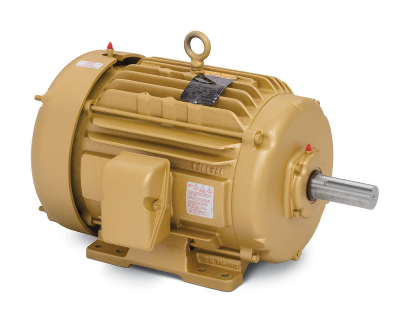 Baldor EM2333T 15 HP TEFC Motor, 254T Frame, 1800 RPM, 208/230/460V-3PH-60Hz