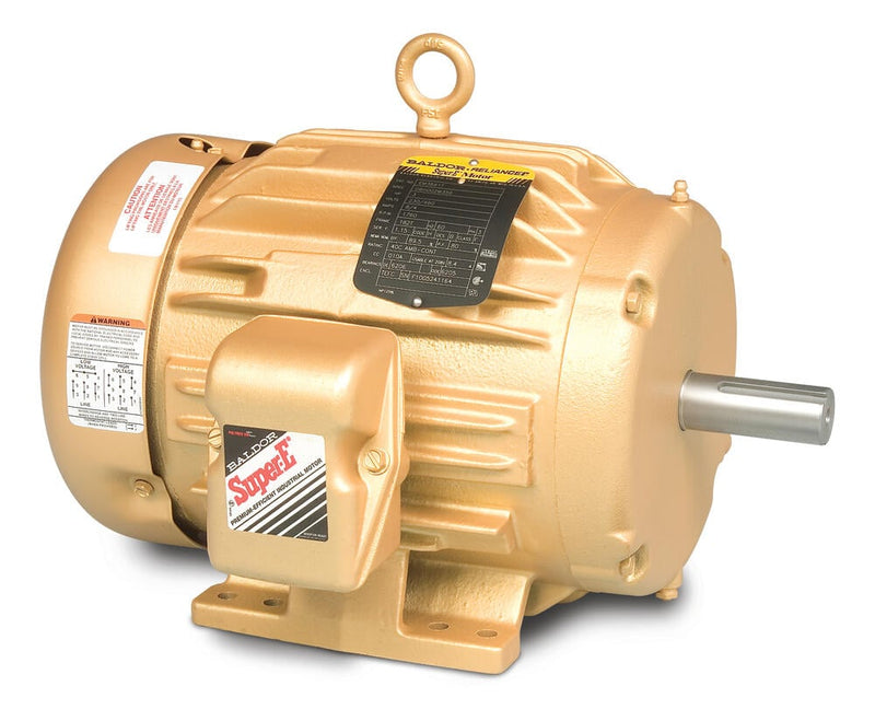 Baldor EM2334T-G 20 HP TEFC Motor, 256T Frame, 1800 RPM, 208/230/460V-3PH-60Hz