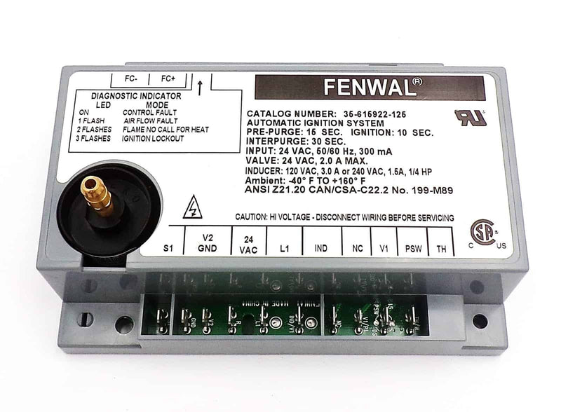 Replacement for Fenwal 35-615922-125 Ignition Module
