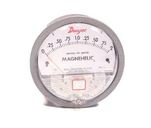 1001062 — Differential Pressure Gauge, 2002 Magnehelic, 0-2Wc