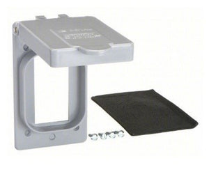 384904 — Outlet Cover, Waterproof, 5.5 X 1IN, 1G, PVC