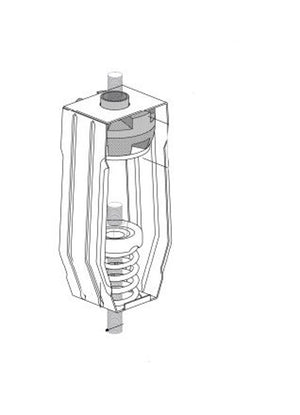 470384 — Isolator, Spring, Srh-2-465, Green