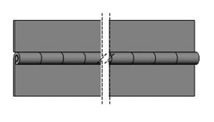 455328 — Piano Hinge, Stainless Steel, 1.5 X 48 (MC#1582A146)