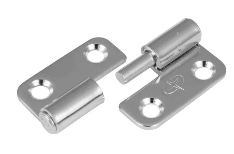 470063 — Hinge, Stainless Steel, RH Lift Off