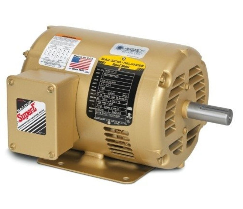 317904 — Motor, EM3116T-G-M15B, 0.75 HP, 3 Phase