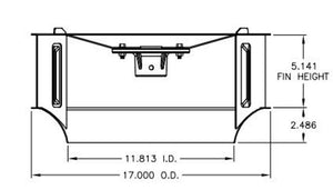 862653 — Wheel, Aluminum, Size 161, 1 Inch Bore, CW