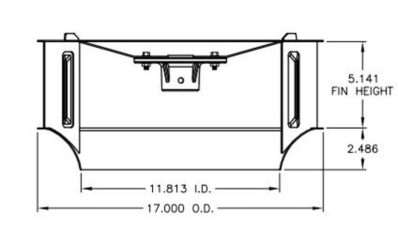 862653 — Wheel, Aluminum, Size 161, 1 Inch Bore, CW