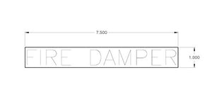 473241 — Fire Access Door Label
