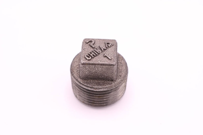457081 — Plug,Sq,Mnpt,1,Blk Mi