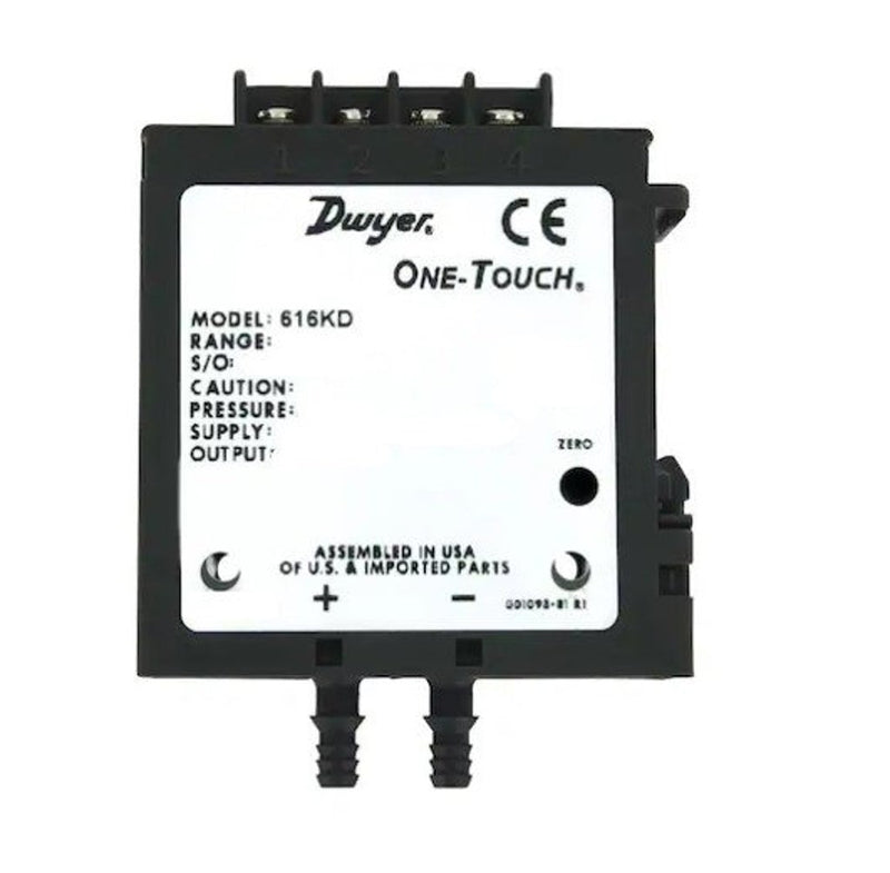 1014726 — Transducer, 0-40 WC, Dwyer 616KD-A-08
