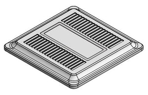 486300 — SP-LP Plastic Grille, Light Panel and Spring Clips Included