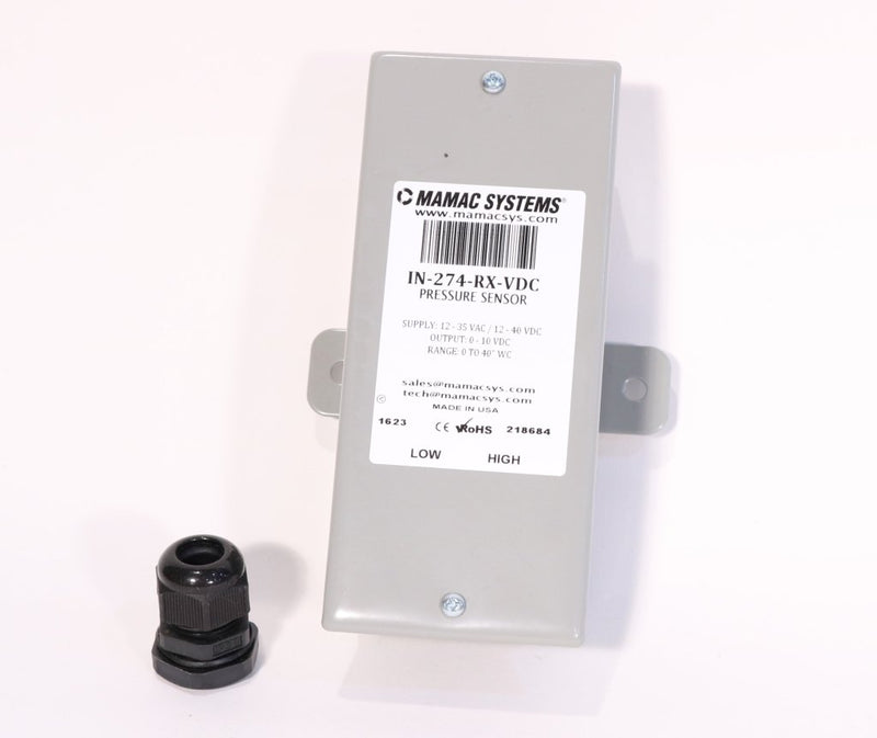 1016866 — Low Pressure Transmitter, 40", MAMAC, IN-274-RX-VDC