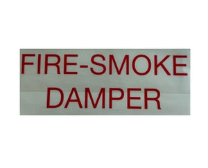473242 — Label, Fire-Smoke Access Door Installed