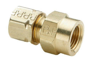 451757 — Connector, Qckxfpt,0.25X0.125,Str,Np Brass