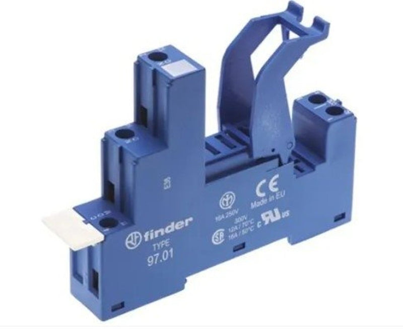 384927 — Relay, Base, 16A, Din Rail Mount, Finder