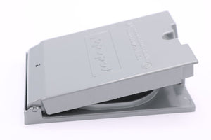 469215 — Single Receptacle Cover, Vertical, Weatherproof, Red Dot CCSV-TL