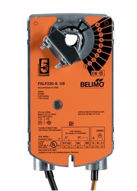 383400 — Actuator, Belimo FSLF230-S, 230V